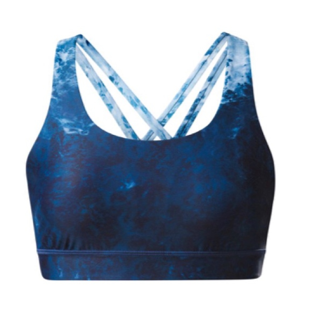 Lululemon Energy Bra H2O
Deep Sea H20 Energy Bra Hero Blue Size 6